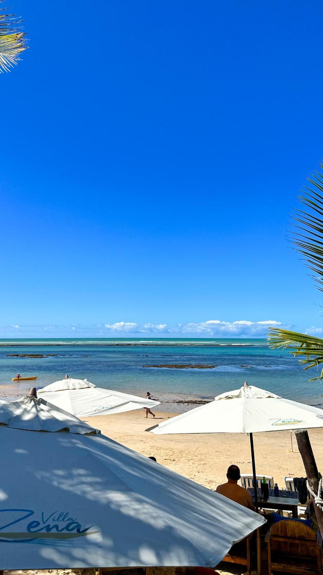 Pousada Villa Zena - Frente Ao Mar - Pe Na Areia Porto Seguro Ngoại thất bức ảnh